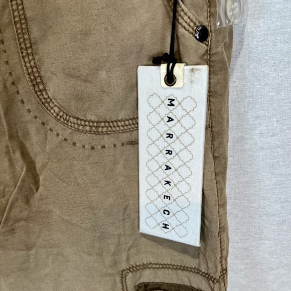MARRAKECH (ANTHROPOLOGIE), ZIPPED CARGO CROPPED CARPIS. NWT - Picture 7 of 8